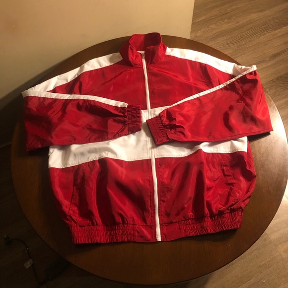 NWT Fashion Nova Brooklyn Track Set - Red/White XXL - Picture 2 of 14